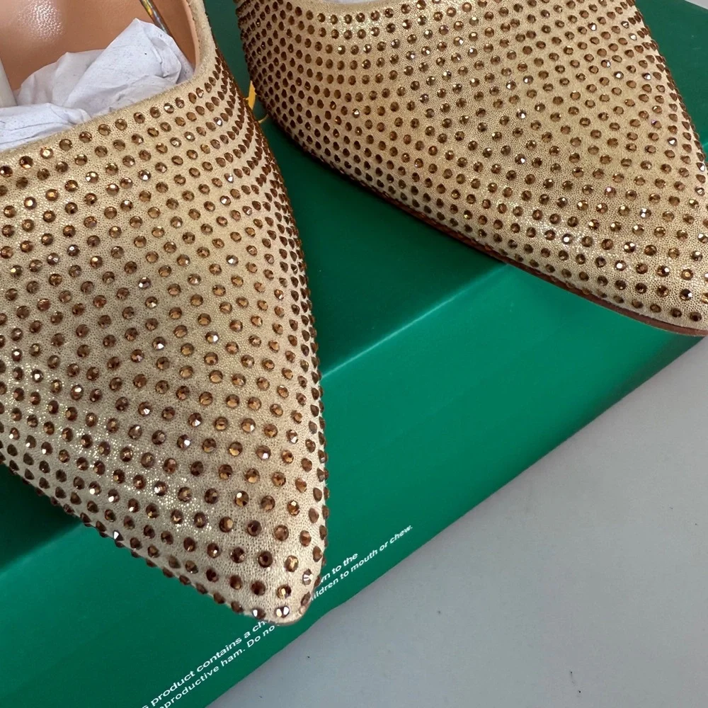 Lauren Lorraine Dori Bronze Heel Women’s Size 8.5 - Picture 6 of 7